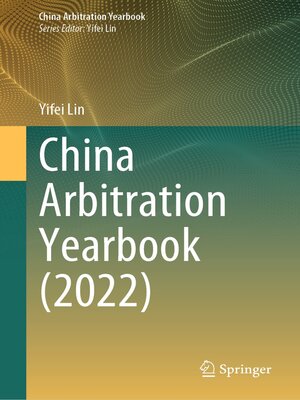 cover image of China Arbitration Yearbook (2022)